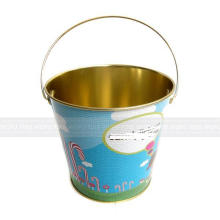 metal firefighter bucket with handle,fire fighting sandy pail